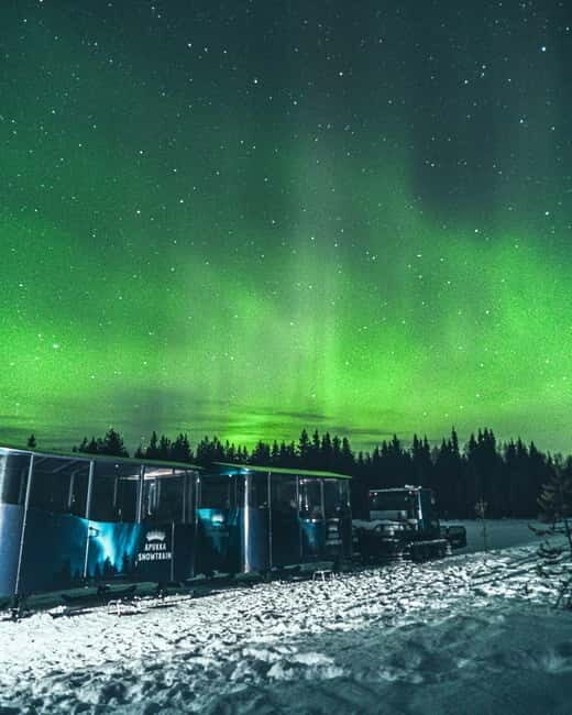 Rovaniemi: Snowtrain to Northern Lights Camp - The camp evening: fire, stories, and Aurora odds at Apukka