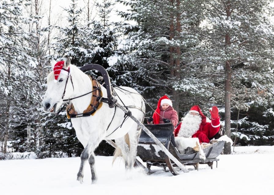 Rovaniemi: Traditional Finnhorse Sleigh Ride at SCV (3km) - Meet the horses, then head into Santa’s Secret Forest quiet hours