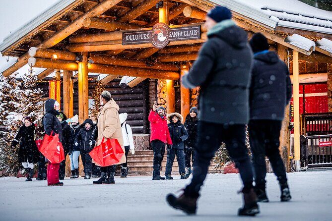 Santa Village Tour+Lapland Cuisine In Glass Igloo+Snow Scooters - Santa Claus Village and the Arctic Circle Moment (Exactly What You’re Paying For)
