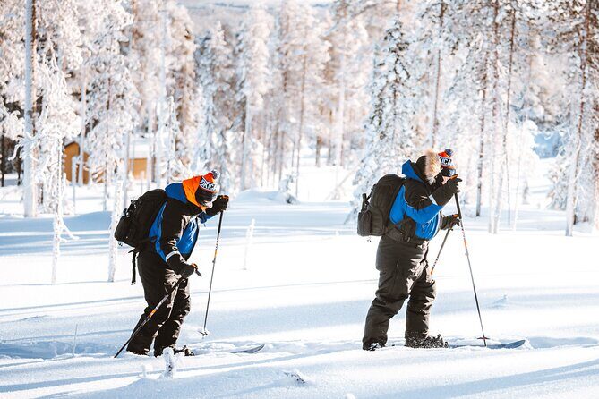 Ski Trekking Safari in Lapland - The Finnish campfire moment: BBQ, hot drinks, and warmth