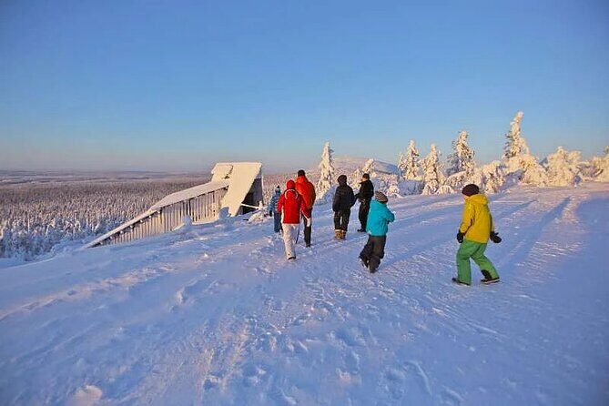 Small-group Wintertime Amethyst Mine Visit from Rovaniemi - Campfire lunch in the snow: warmth is the real attraction