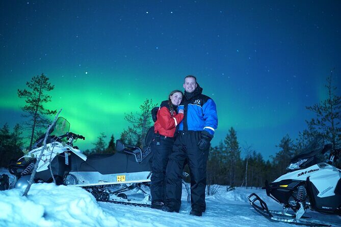 Snowmobile Photography Trip to the Aurora - Rovaniemi Pickup and Timing: When 6:30 pm May Shift