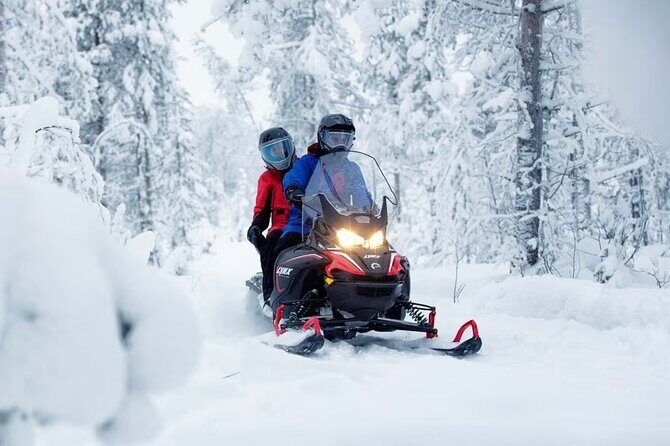 Snowmobile Tour with Small Group in Remote Wilderness 3 Hours - Rovaniemi meeting point: easy to find, easy to start