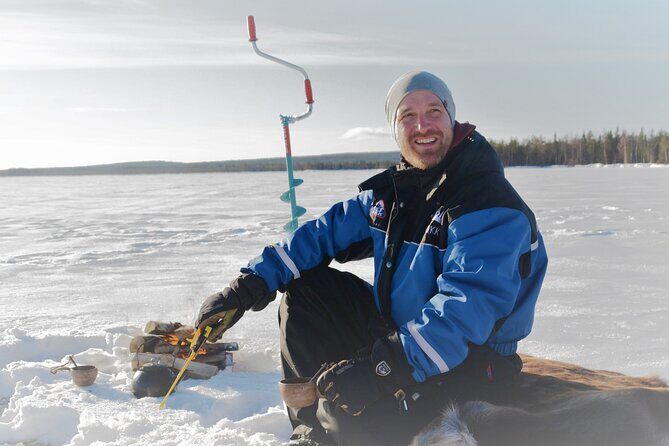 Snowmobiling and ice fishing in Apukka Resort, Rovaniemi - Why Snowmobile + Ice Fishing Fits Rovaniemi So Well