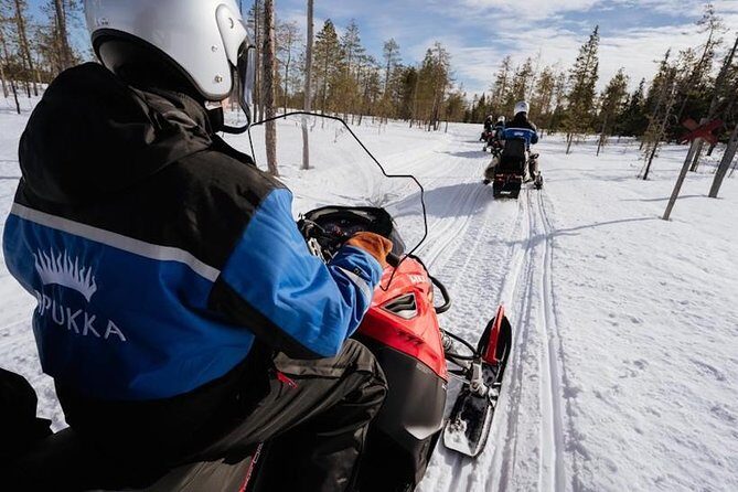 Snowmobiling and ice fishing in Apukka Resort, Rovaniemi - Getting to Apukka Resort Adventures and Starting Your 3-Hour Run