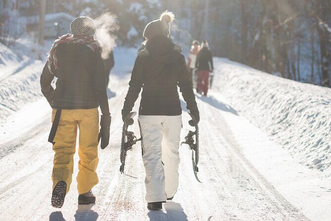Snowshoeing tour with Wild Lunch - Getting your bearings on snowshoes (and why poles help)