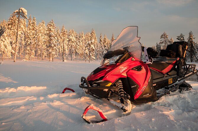 Thrill of Snowmobiling for Adults Only - The heart of the day: 2.5 hours driving Lapland countryside