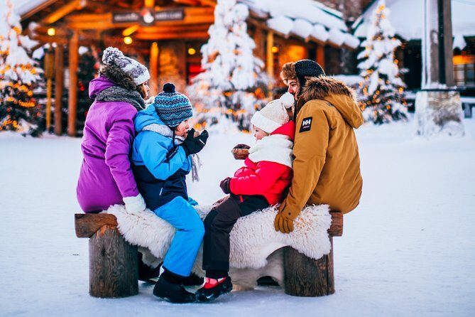 Trip to Arctic Circle, Santa Claus Village and Santas Reindeer - Reindeer Time and the Snowmobile Museum